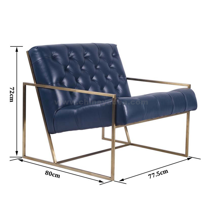 簡(jiǎn)約復(fù)古休閑椅（Thin Frame Lounge Chair）圖片