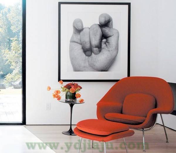 【Eero Saarinen 設計大師家具】子宮椅子 Womb Chair
