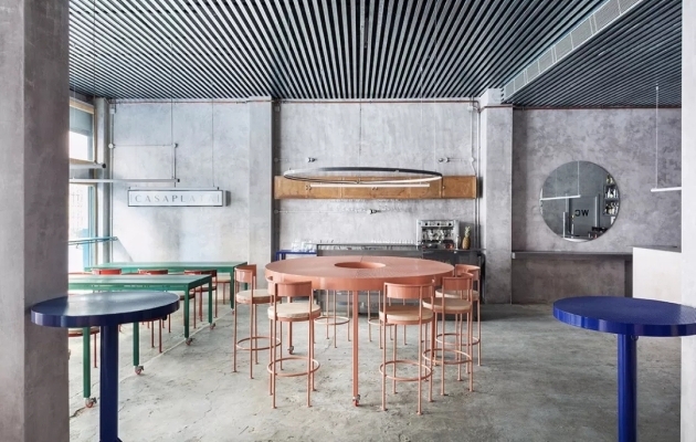 西班牙餐廳設(shè)計案例：極簡而高級