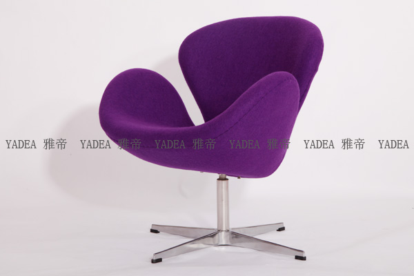 紫色天鵝椅（purple swan chair）