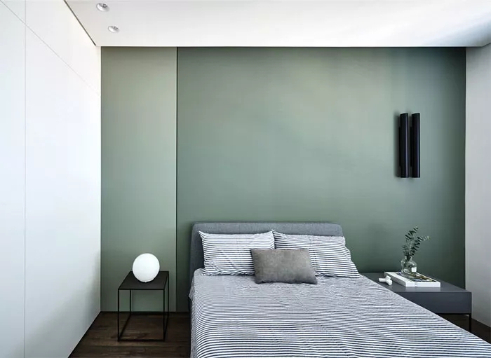 淡雅的草木綠與灰色調(diào)，交織出清爽的視覺(jué)感受