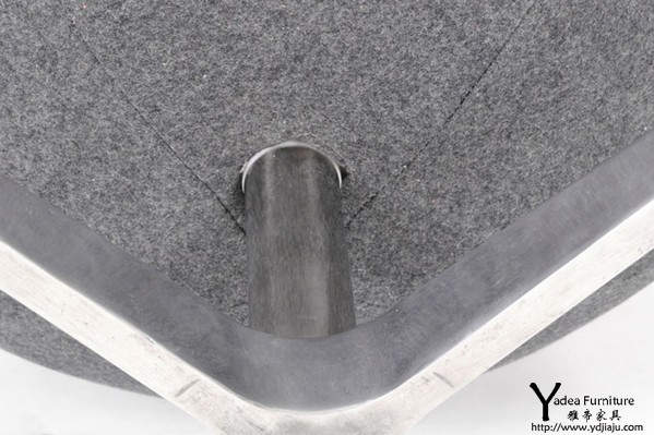 灰色羊毛絨布蛋椅（Egg Chair cashmere grey）