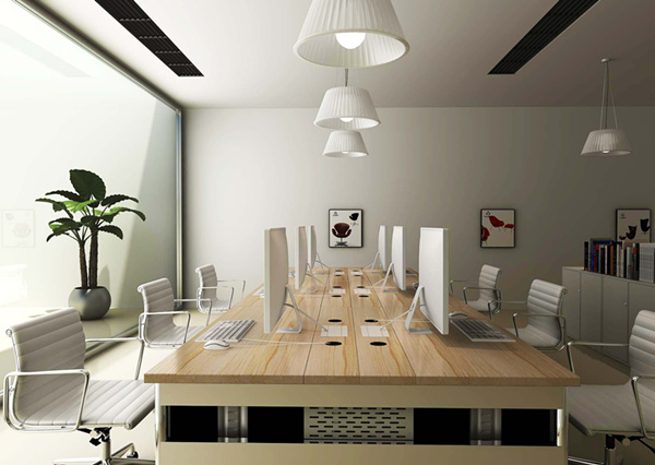 雅帝家具公司職員辦公區(qū)設(shè)計(jì)效果圖
