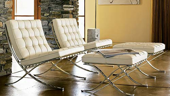 真皮沙發(fā)椅 巴塞羅那椅