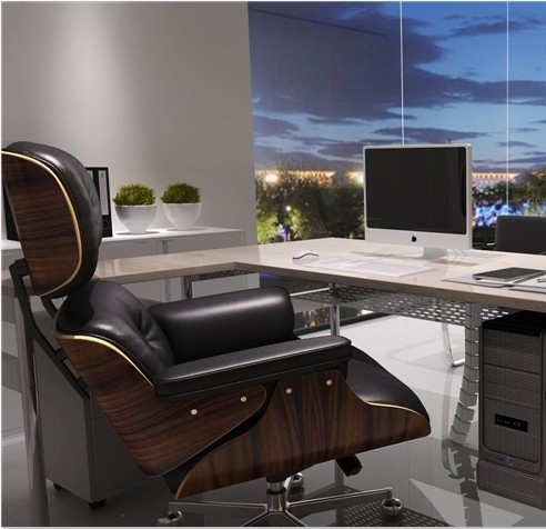 雅帝家具公司經(jīng)理辦公室設(shè)計(jì)效果圖