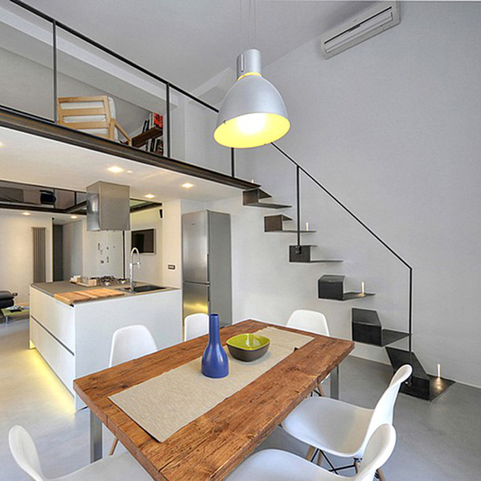 羅馬的一座復(fù)式公寓裝修