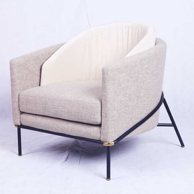 簡(jiǎn)約輕奢單人扶手椅